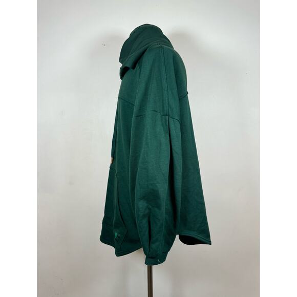 Essential Savage X Fenty Emerald Green Oversized Fleece Unisex USED - Picture 2 of 10